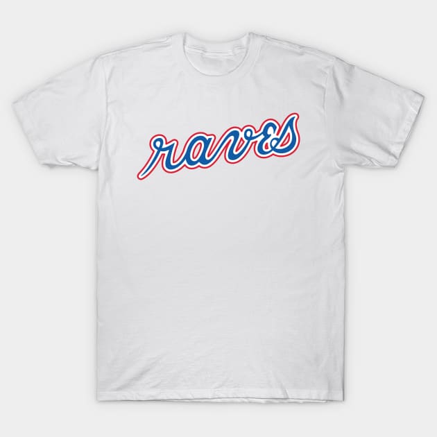 Atlanta Braves 1980's T-Shirt by COLLAGEBALL